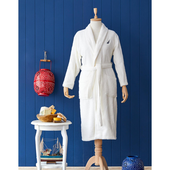 Nautica Home Bornoz Off White S/M