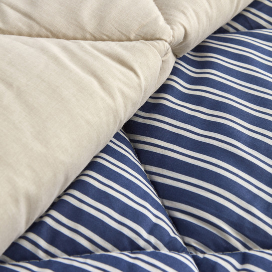 Nautica Home Maritime Stripe Çift Kişilik Comfort Set Blue