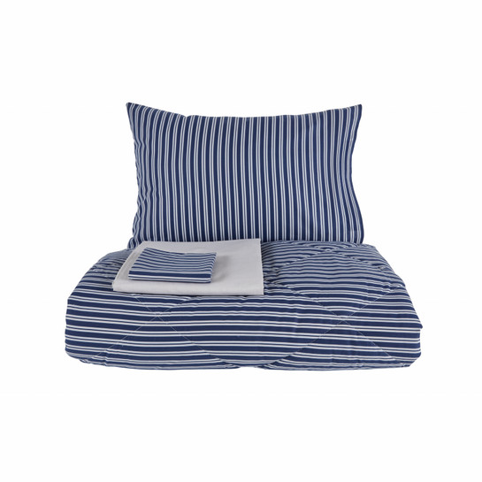 Nautica Home Maritime Stripe Çift Kişilik Comfort Set Blue