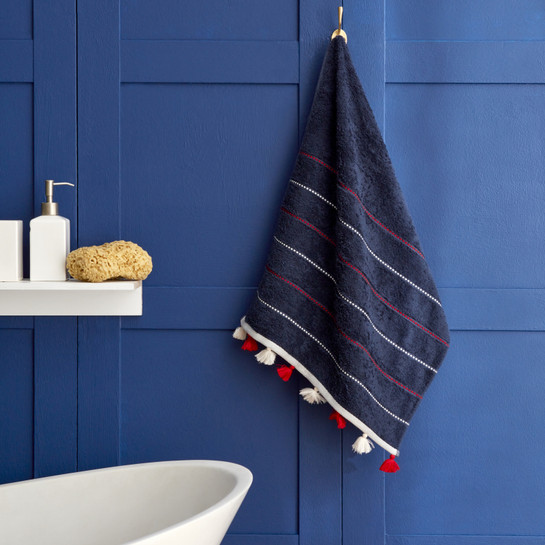 Nautica Home Tufty Yüz Havlusu 50x90 cm Navy 