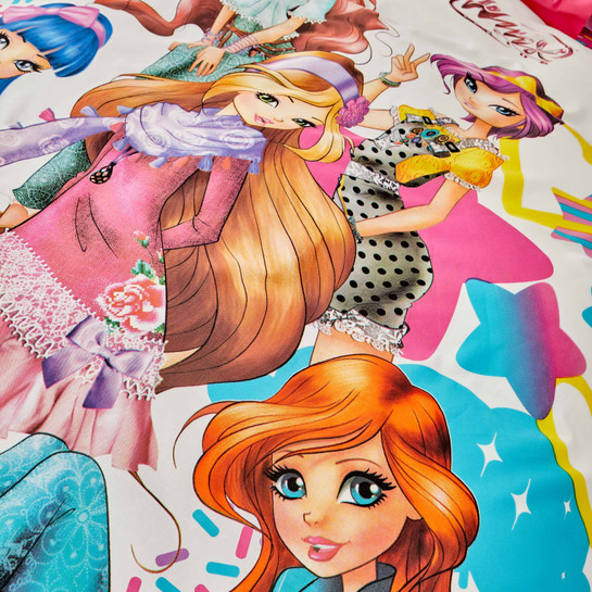 Winx by Karaca Home Girls Tek Kişilik %100 Pamuk Nevresim Takımı