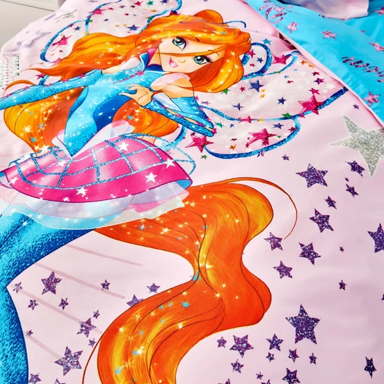 Winx by Karaca Home Bloom Tek Kişilik %100 Pamuk Nevresim Takımı
