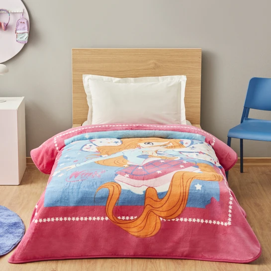Karaca Home Winx Bloom Tek Kişilik Battaniye