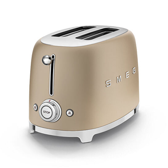 Smeg 2x1 Ekmek Kızartma TSF01CHMEU Mat Gold