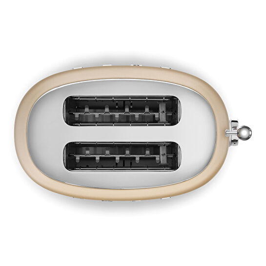 Smeg 2x1 Ekmek Kızartma TSF01CHMEU Mat Gold