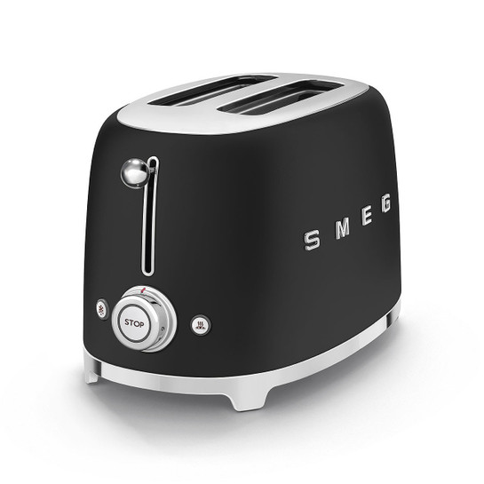 Smeg 2x1 Ekmek Kızartma TSF01BLMEU Matte Black