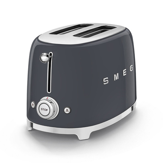 Smeg 2x1 Ekmek Kızartma TSF01GREU Barut Gri