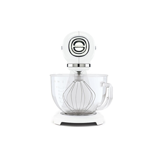 Smeg Hamur Karıştırma Makinesi Cam Hazneli Beyaz Smf13w