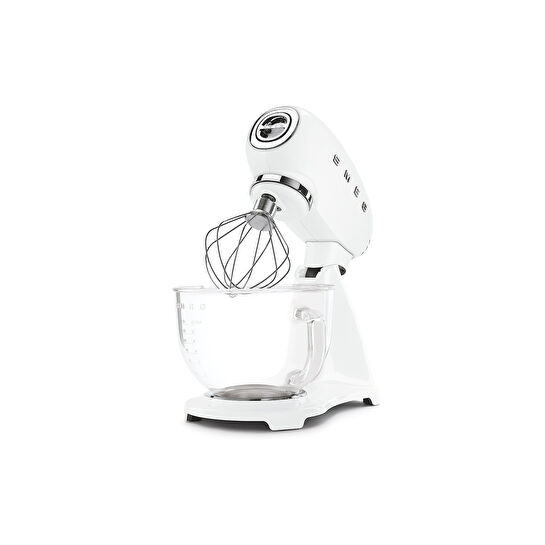 Smeg Hamur Karıştırma Makinesi Cam Hazneli Beyaz Smf13w
