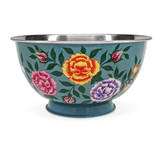 3rd Culture Turkuaz Blossom Ayaklı Kase 1800 ml