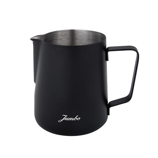 Jumbo Venti Çelik Süt Potu Siyah 600 ml