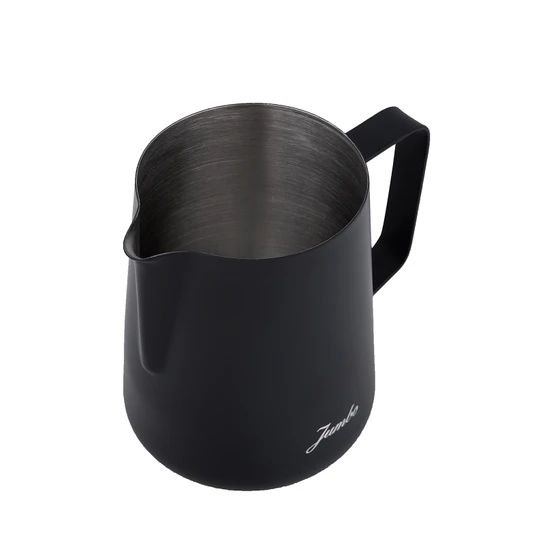 Jumbo Venti Çelik Süt Potu Siyah 600 ml