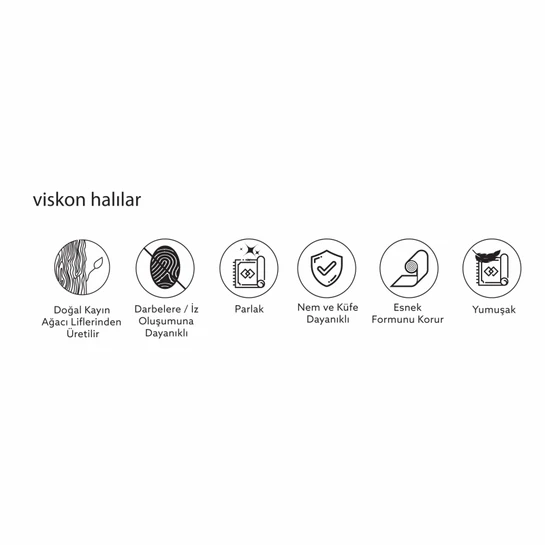 Kaşmir Halı Viskon Elegance Crystal 160x230 cm