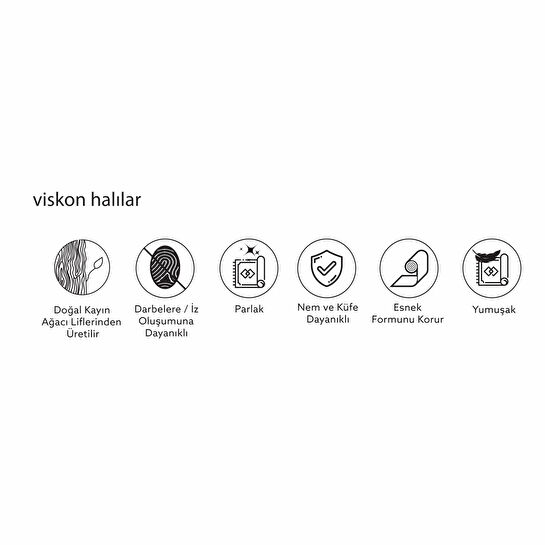 Kaşmir Halı Viskon Elegance Quartz 160x230 cm