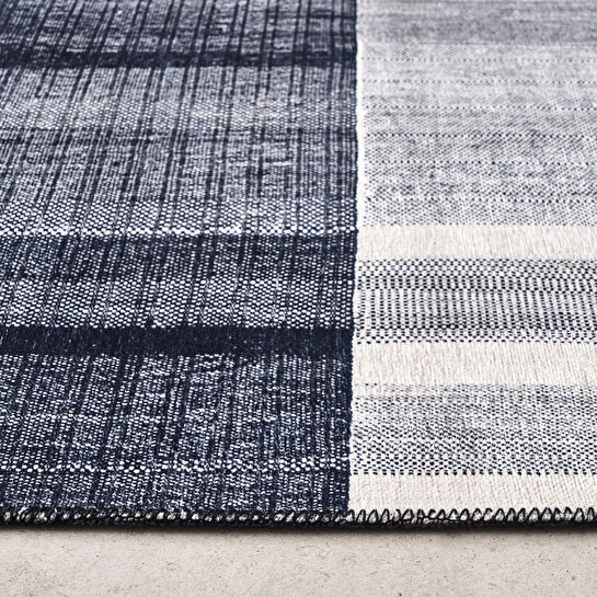 Kaşmir Halı Dekoratif Art Trend Deep Black 80x300 cm