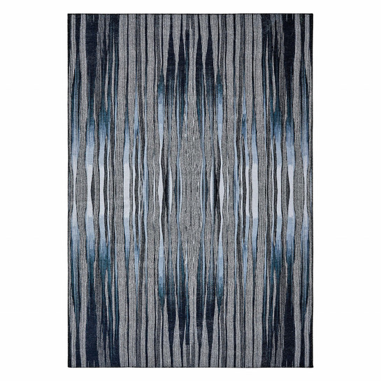 Kaşmir Halı Dekoratif Art Trend Black Line 80x300 cm