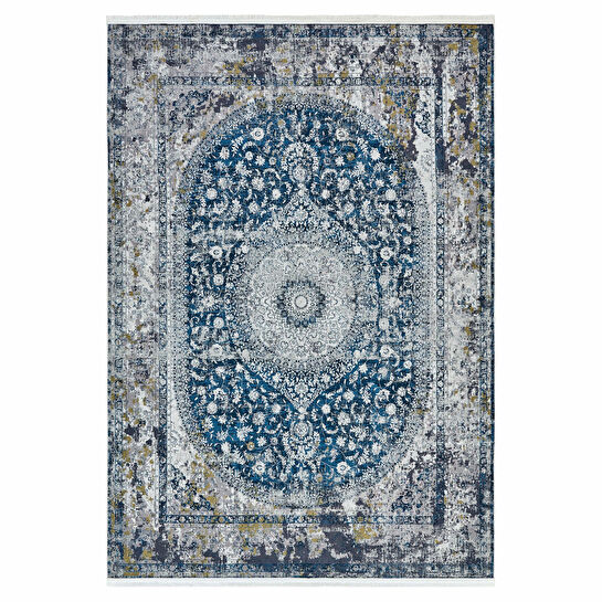 Kaşmir Halı Dekoratif Art Retro Madalyon 80x300 cm