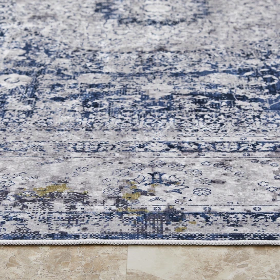 Kaşmir Halı Dekoratif Art Retro Madalyon 160x230 cm
