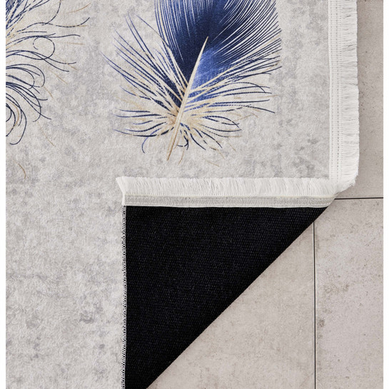Kaşmir Halı Dekoratif Art Mutfak Feather 80x150 cm