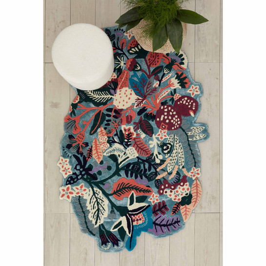 Kaşmir Halı Handmade Garden Turquoise 120x180 cm