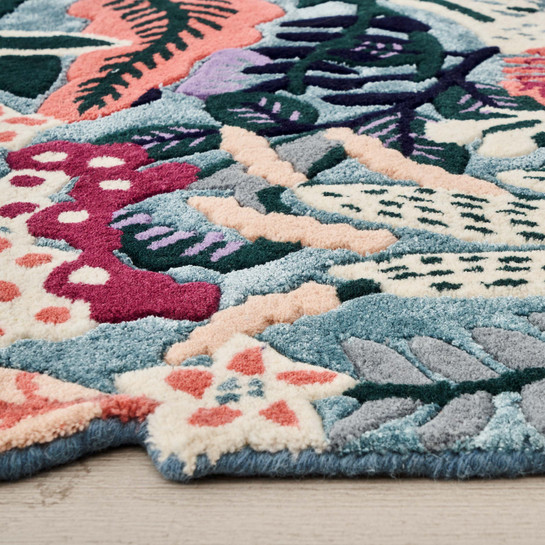 Kaşmir Halı Handmade Garden Turquoise 120x180 cm