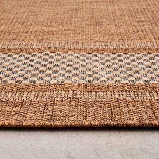 Kaşmir Halı 7/24 Kilim Jüt İncekum 80x300 cm