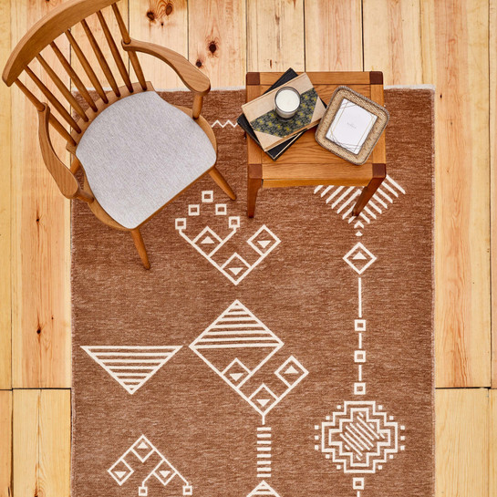 Kaşmir Halı Doğasever Küpe Çift Taraflı 120x180 cm