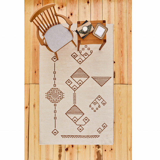 Kaşmir Halı Doğasever Küpe Çift Taraflı 120x180 cm