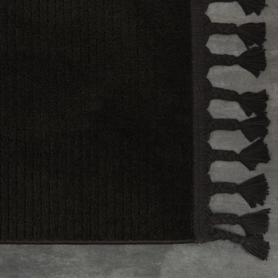 Kaşmir Halı 7/24 Dört Mevsim Black 80x300 cm