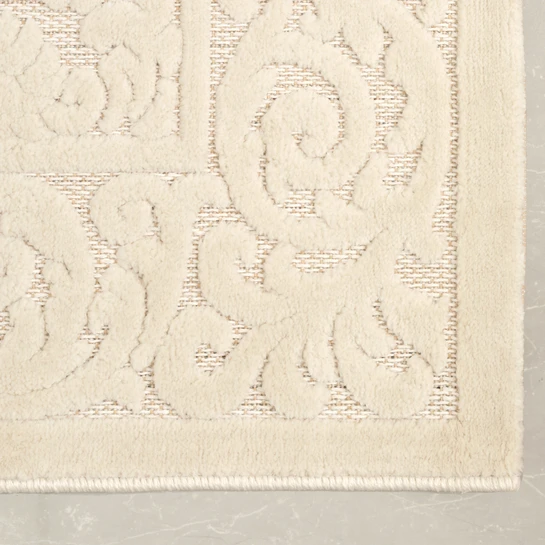 Kaşmir Halı 7/24 Queen Victoria White 120x180 cm