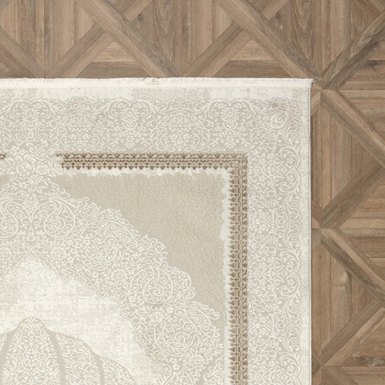 Kaşmir Halı 7/24 Lucente Pearl 80x300 cm 