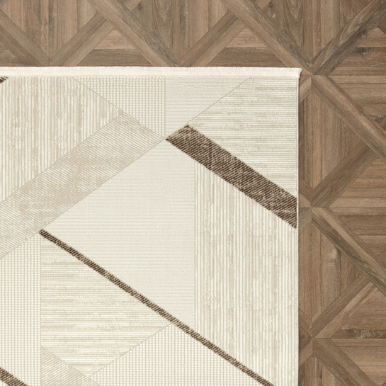 Kaşmir Halı 7/24 Lucente Lagos Brown 80x150 cm 