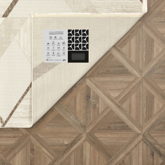 Kaşmir Halı 7/24 Lucente Lagos Brown 80x300 cm 