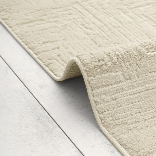 Kaşmir Halı 7/24 Noble Dune White 80x300 cm