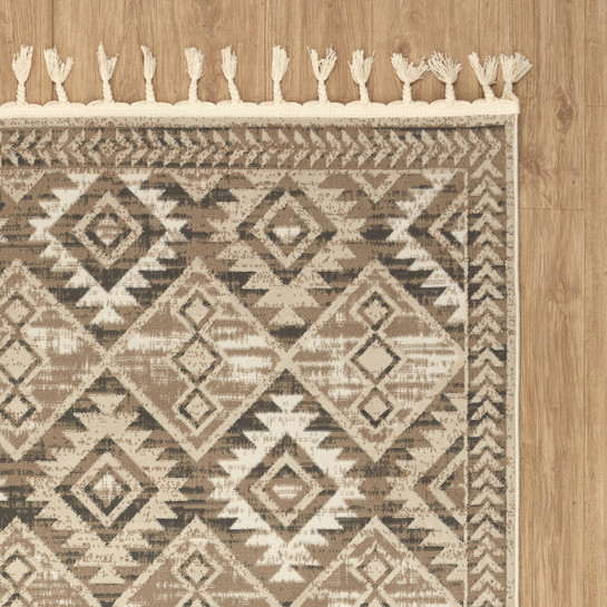 Kaşmir Halı 7/24 İskandinav Olaf White 80x150 cm