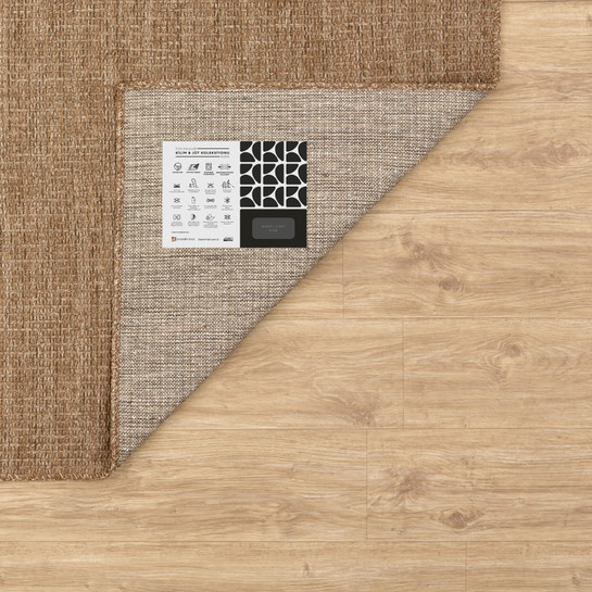Kaşmir Halı 7/24 Kilim Jüt  Nero 80x150 cm 