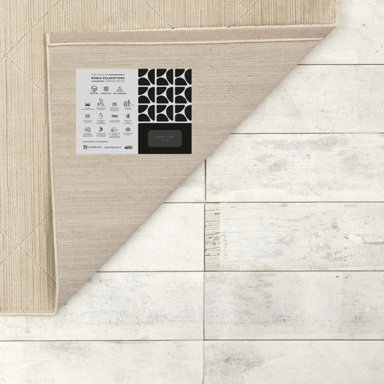 Kaşmir Halı 7/24 Noble Lorton White 80x300 cm