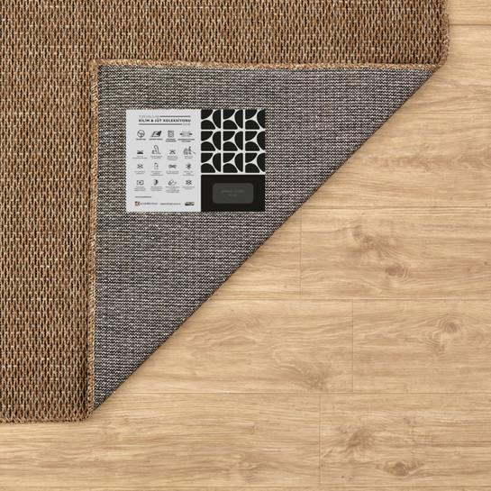 Kaşmir Halı 7/24 Kilim Jüt Gobi 80x150 cm