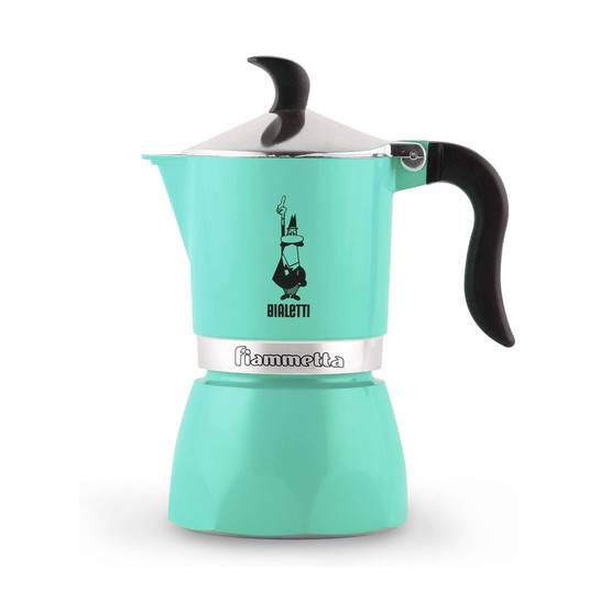BIALETTI MOKA POT FIAMMETTA ARTIC LIGHTS 3 CUP