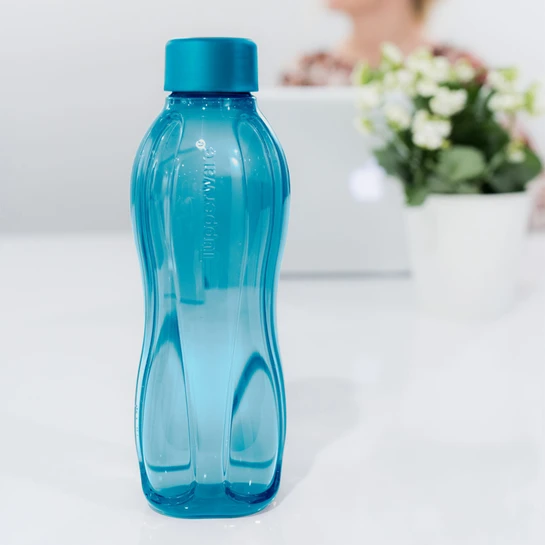 Tupperware Eco+ Şişe 1 Litre Mavi