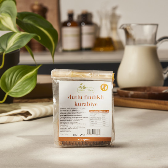 Immunflex Dutlu Fındıklı Kurabiye 80 gr