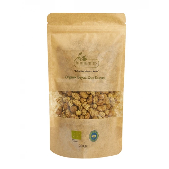Immunflex Organik Glutensiz Beyaz Dut Kurusu 200 gr