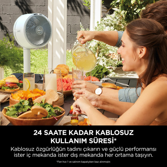 Shark FlexBreeze Portatif Fan Beyaz 