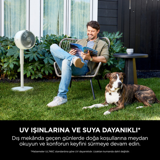 Shark FlexBreeze Portatif Fan Beyaz 