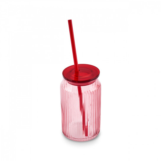 Karaca Container Verano Pipetli Bardak Kırmızı 500 ml