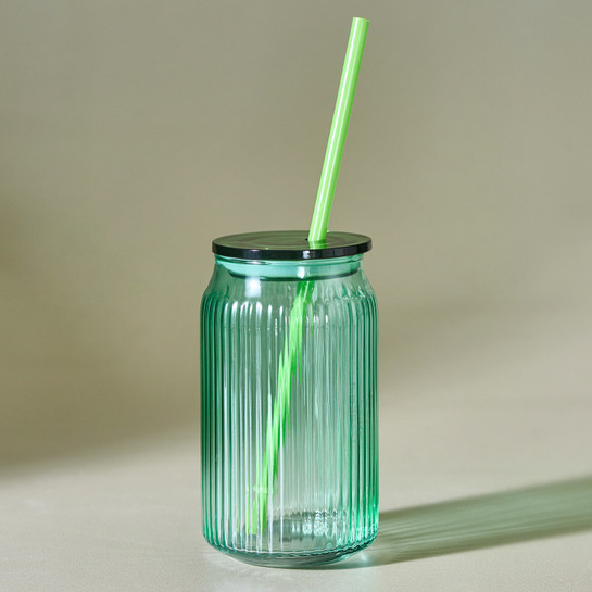 Karaca Container Verano Pipetli Bardak Yeşil 500 ml