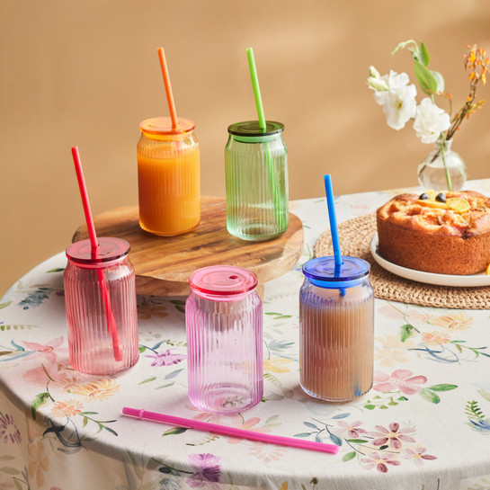 Karaca Container Verano Pipetli Bardak Yeşil 500 ml