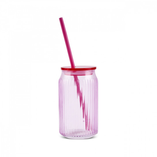 Karaca Container Verano Pipetli Bardak Pembe 500 ml