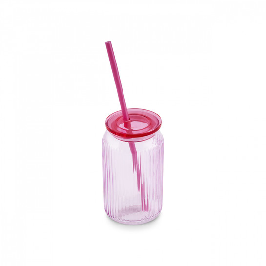 Karaca Container Verano Pipetli Bardak Pembe 500 ml