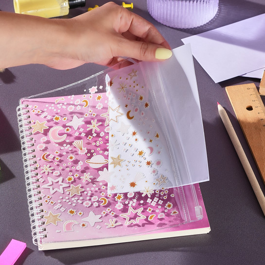 Karaca Container Space Çizgili 50 Yaprak Çanta Kapak Defter 